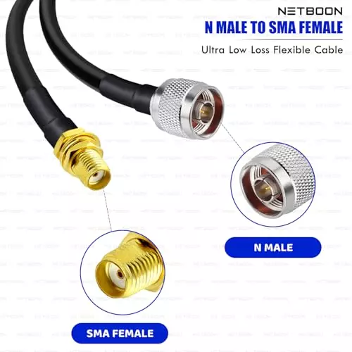 netboon-rg213-low-loss-coaxial-cable-with-n-male-to-sma-female-connector-1-m-black-50-ohm-for-antennas-signal-panels-test-equipment