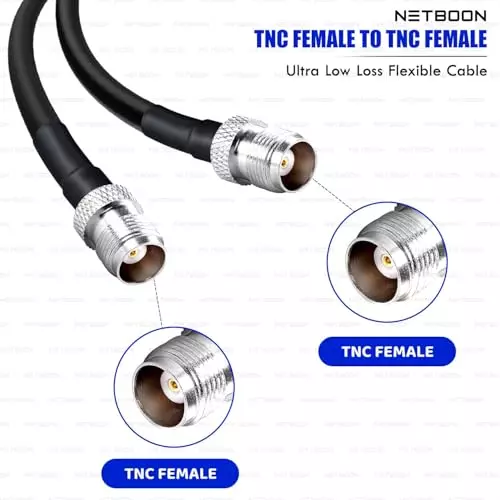 netboon-rg213-low-loss-coaxial-cable-with-tnc-female-to-tnc-female-connector-20-m-black-50-ohm-for-antenna-wlan-ham-radio-cctv-gps