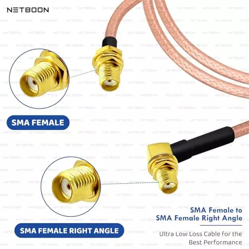 netboon-rg316-coaxial-cable-with-sma-female-to-sma-female-right-angle-connector-20-m-copper-50-ohm-for-antenna-extensions-gps-modules-wireless-boards