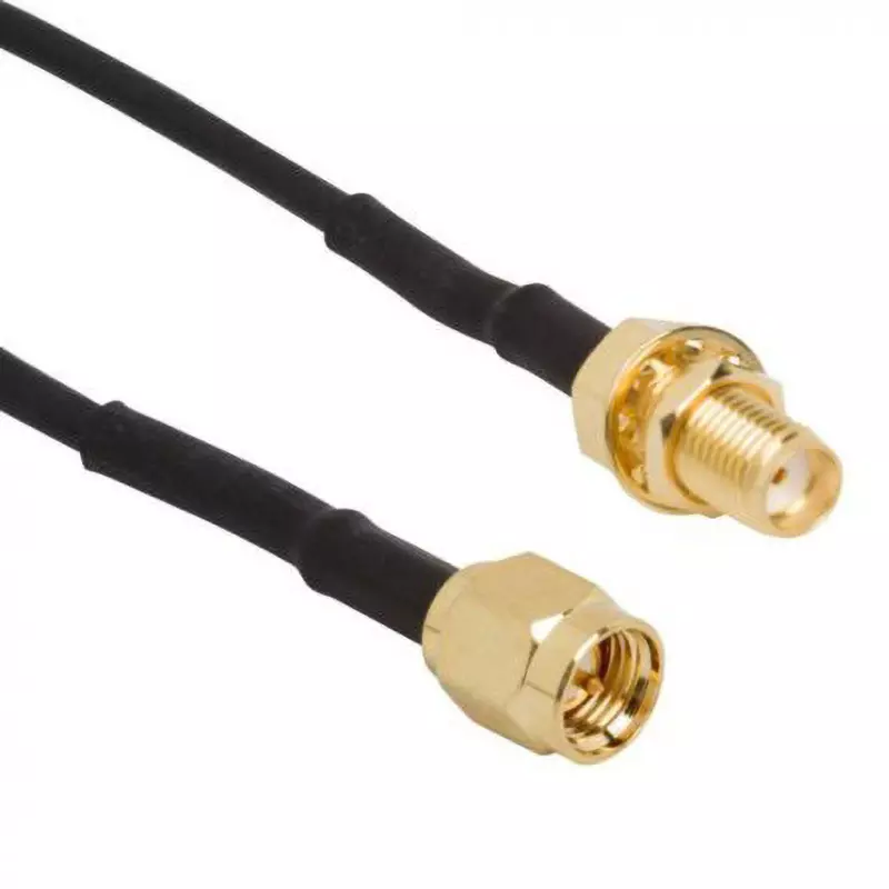 Amphenol Coaxial Cable 1: Female, 2: Male Contact Gender 50 Î© Characteristic Impedance, 135110-02-M0.50