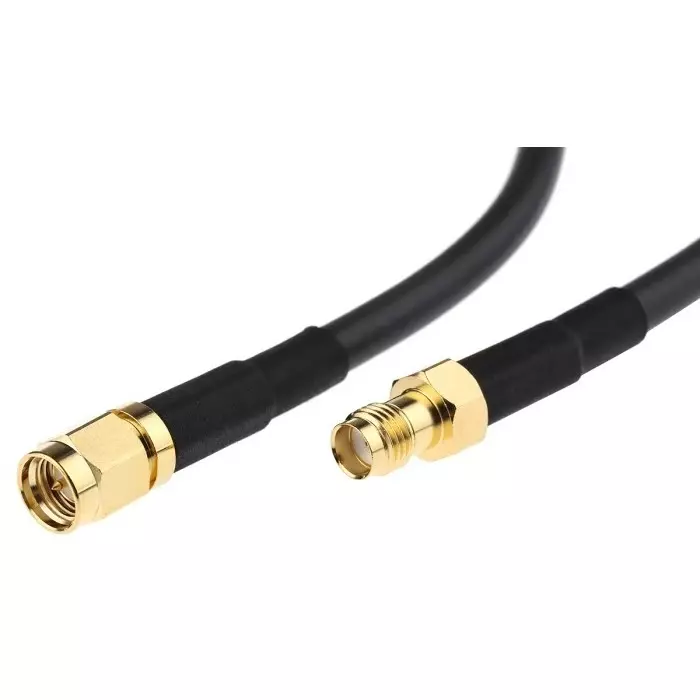 Mobilemark Coaxial Cable Female SMA to Male SMA 300mm RF195 Terminated 50 Ω, CA12/195-VC