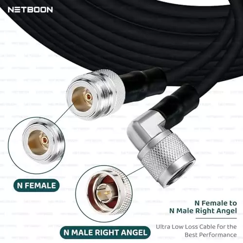 netboon-hlf400-low-loss-coaxial-cable-n-female-to-n-male-right-angle-connector-rf-50-ohm-15-m-black-for-rf-communication