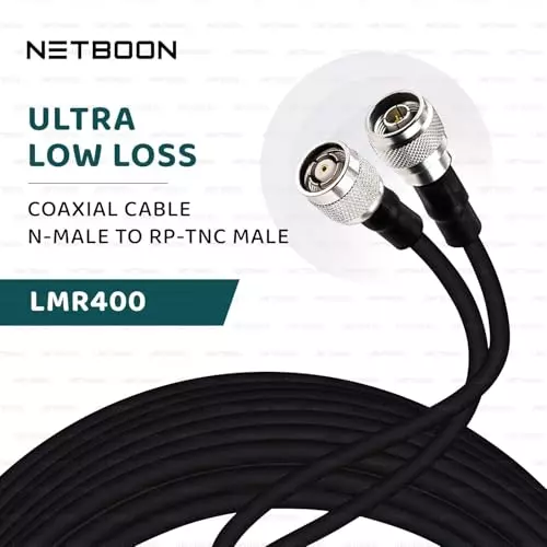 netboon-hlf400-low-loss-coaxial-cable-n-male-to-rp-tnc-male-connector-rf-50-ohm-1-m-black-for-high-frequency-signal-transfer