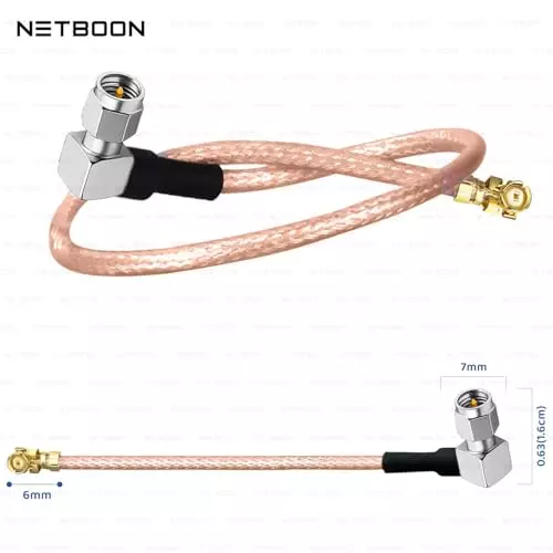 netboon-rg178-coaxial-cable-with-sma-male-right-angle-to-uflipxipex-connector-30-cm-copper-50-ohm-for-testing-communication-systems