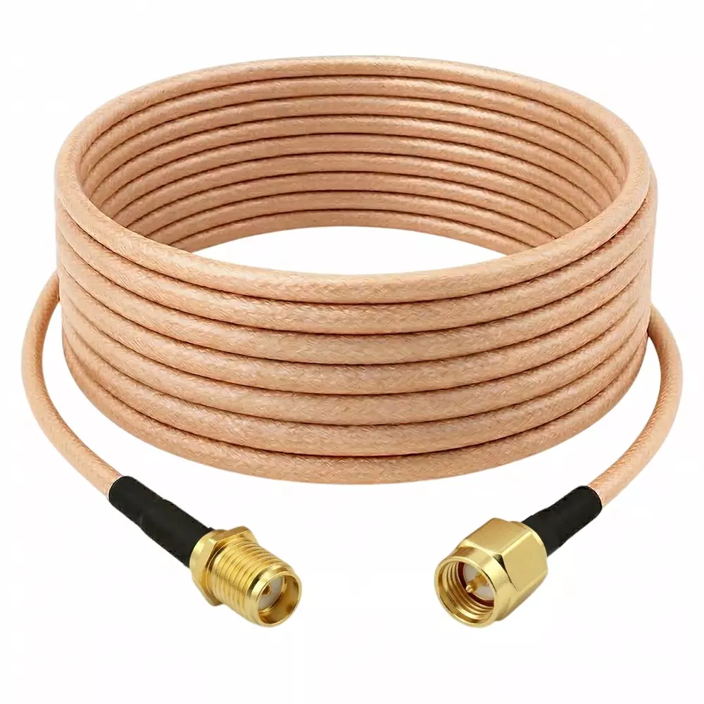 SigmaRF Co Axial Cables SMA (Male) to SMA (Female) Connector RG316 Cable Type 182.88 cm (72 inch) Length, SRF316-2M-2F-72