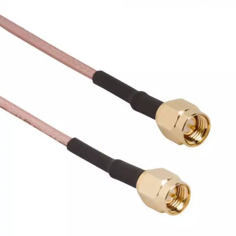 Amphenol Coaxial Cable 1: Male, 2: Male Contact Gender 50 Î© Characteristic Impedance RG316 coaxial type, 135101-01-M0.50