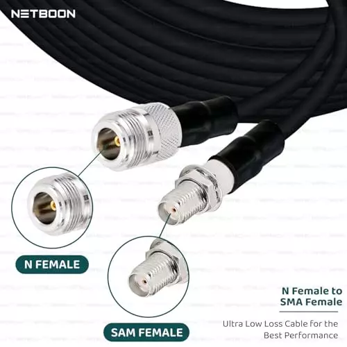netboon-hlf400-low-loss-coaxial-cable-n-female-to-sma-female-connector-rf-50-ohm-1-m-black-for-rf-devices-lab-instruments