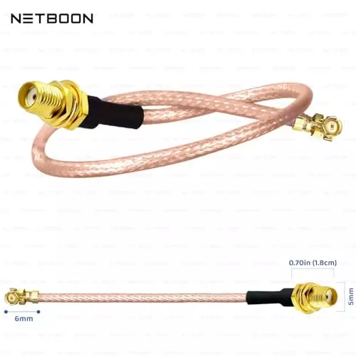 netboon-rg178-coaxial-cable-with-sma-female-to-uflipxipex-connector-30-cm-copper-50-ohm-for-antenna-gps-sdr-wireless-and-modules