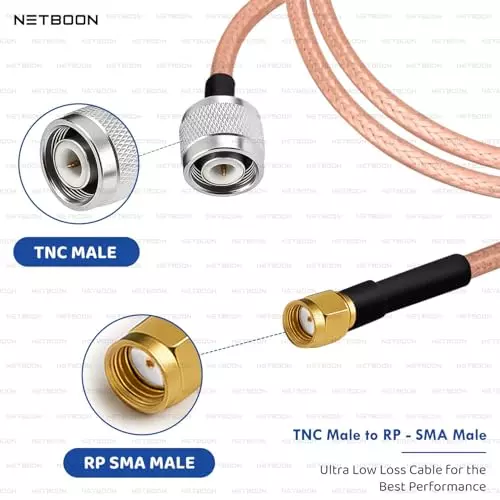netboon-rg316-coaxial-cable-with-tnc-male-to-rp-sma-male-connector-15-cm-copper-50-ohm-for-wireless-test-panels-embedded-rf-modules