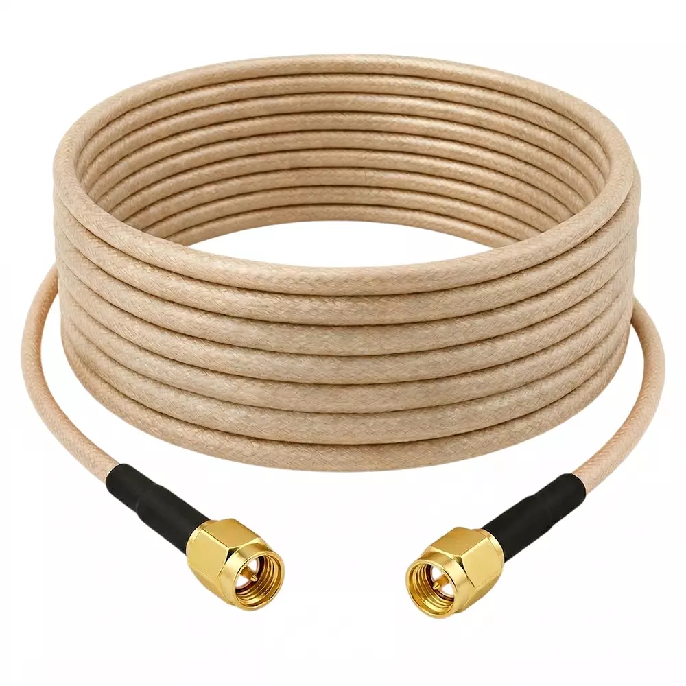 SigmaRF Co Axial Cables SMA (Male) to SMA (Male) Connector RG316 Cable Type 60.96 cm (24 inch) Length, SRF316-2M-2M-24