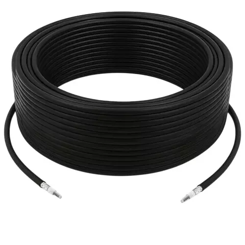 NETBOON RG 58 Coaxial Cable without Connector 50 Ohms Black 30 m Length, NB-NEW-RG58-CABLE-30M