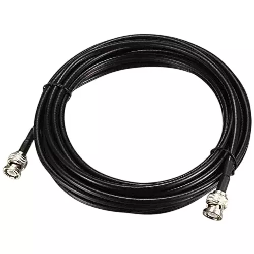 GENERIC Coaxial Jumper Extension RF Antenna Cable RG-58 BNC Male to BNC Male Connector 15 m Length, CA0041-1