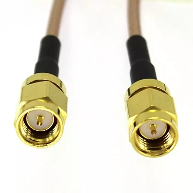 RS PRO Coaxial Cable 50 Ω Characteristic Impedance 1 m Cable Length, 2834816