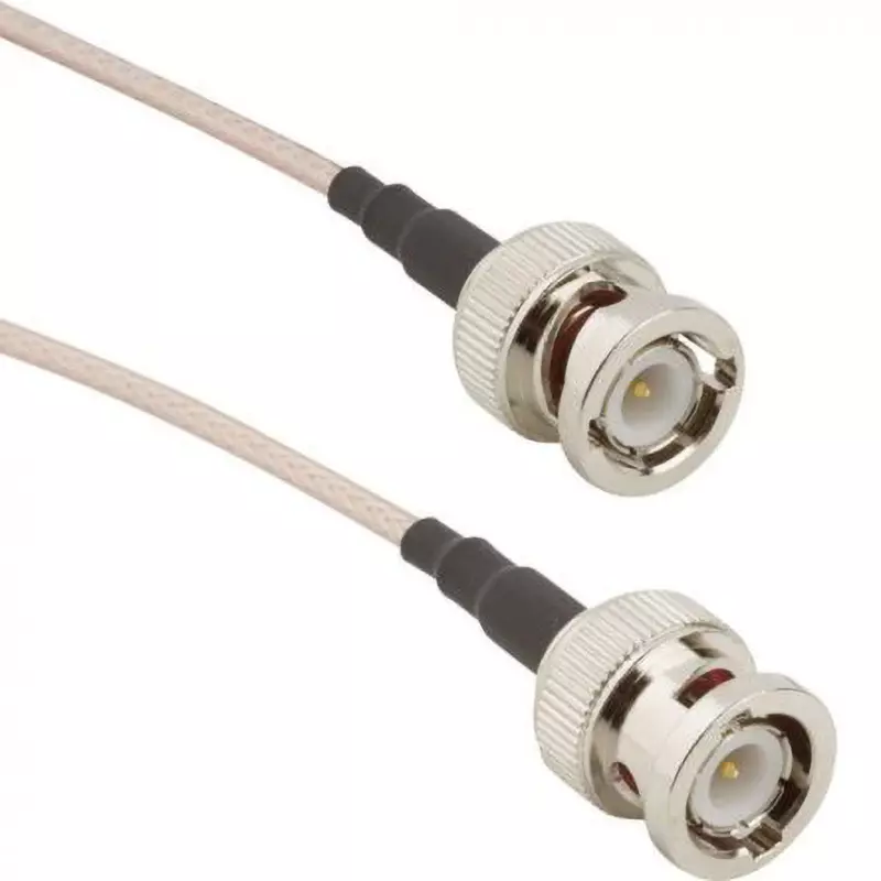 Amphenol Coaxial Cable 1: Male, 2: Male Contact Gender 50 Î© Characteristic Impedance BNC connector 2, 115101-01-M1.00