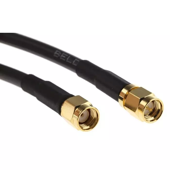 Mobilemark Coaxial Cable Male SMA to Male RP-SMA 1m RF195 Terminated 50 Ω, CA39/195-CJ