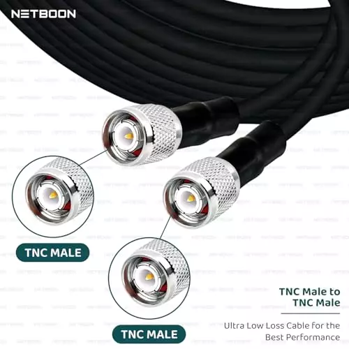 netboon-hlf400-low-loss-coaxial-cable-tnc-male-to-tnc-male-connector-rf-50-ohm-1-m-black-for-sdr-gps-antennas