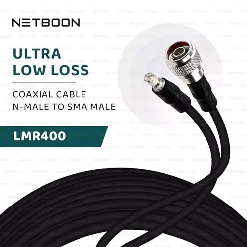 netboon-hlf400-low-loss-coaxial-cable-n-male-to-sma-male-connector-rf-50-ohm-20-m-black-for-signal-transmission