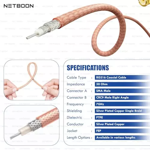 netboon-rg316-coaxial-cable-with-sma-male-to-crc9-male-right-angle-connector-5-m-copper-50-ohm-for-dongles-wireless-modems-3g4g-lte-routers