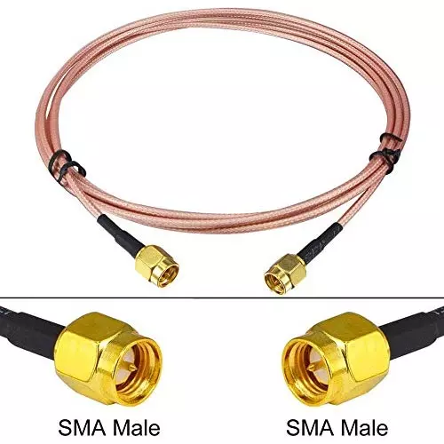 netboon-rg316-coaxial-cable-with-sma-male-to-sma-male-adapter-connector-3-m-copper-50-ohm-for-testing-communication-systems