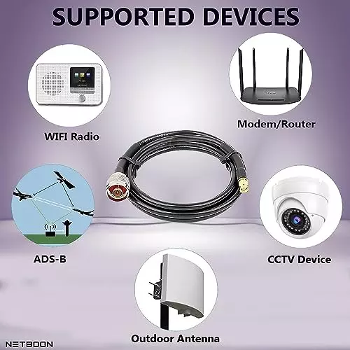 netboon-rg58-low-loss-coaxial-cable-with-sma-male-to-n-male-connector-1-m-black-50-ohm-for-antennas-wireless-devices