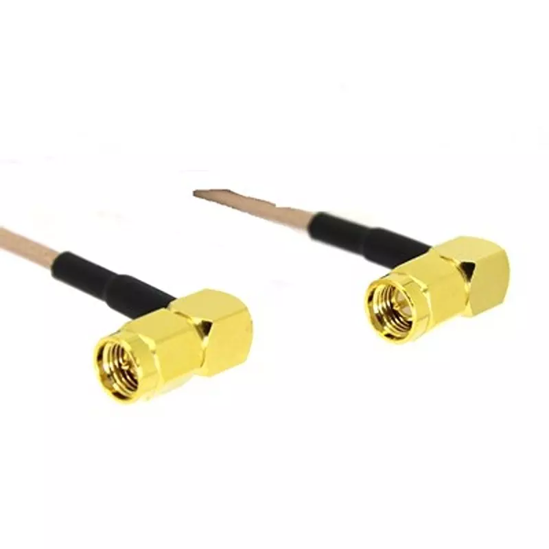 RS PRO Coaxial Cable 50 Ω Characteristic Impedance 500 mm Cable Length, 2834819