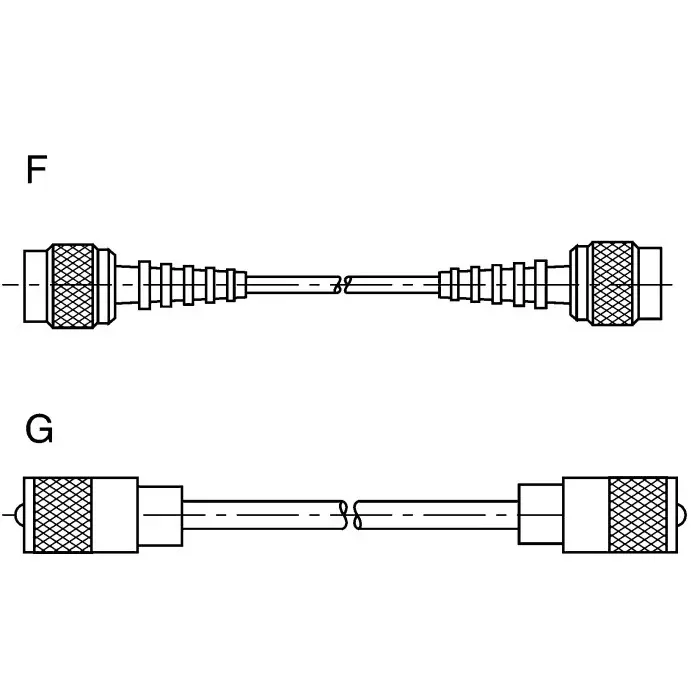 Telegartner Male BNC to Male BNC 5 m RG59 Coaxial Terminated75 Î©, L00013A1459