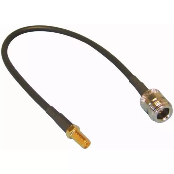 Mobilemark Coaxial Cable Female SMA to Female N Type 1m RF195 Terminated 50 Ω, CA39/195-VY