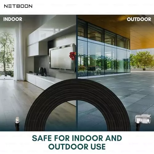 netboon-hlf400-low-loss-coaxial-cable-rp-sma-male-to-n-male-right-angle-connector-rf-50-ohm-10-m-black-for-rf-communication