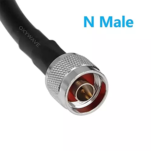 oxywave-hlf400lmr400-low-loss-coaxial-cable-n-male-to-n-male-connector-black-color-length-25-m-lmr400-25m