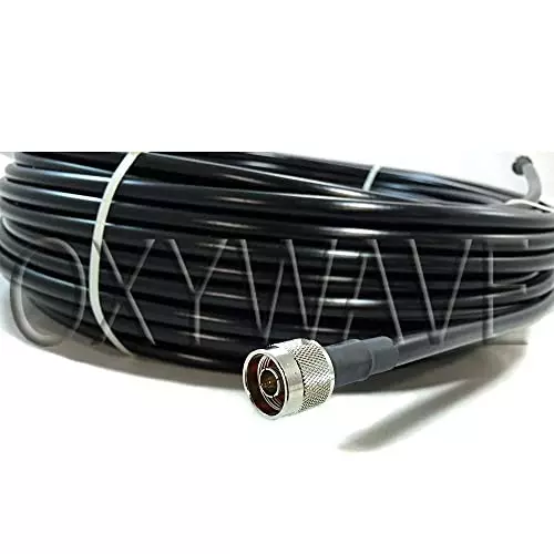 oxywave-hlf400lmr400-low-loss-coaxial-cable-n-male-to-n-male-connector-black-color-length-25-m-lmr400-25m
