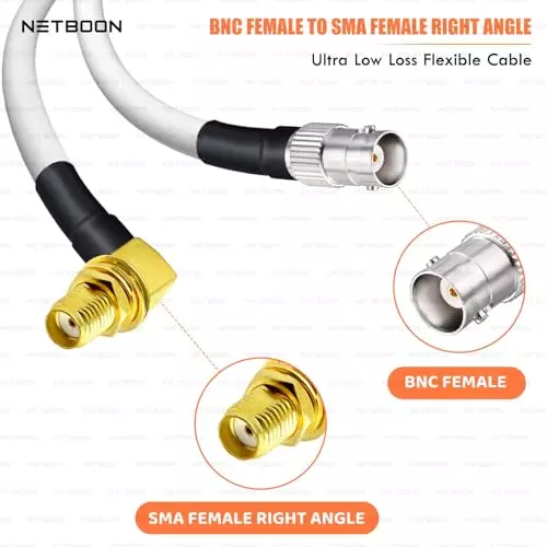 netboon-rg188-low-loss-coaxial-cable-with-bnc-female-to-sma-female-right-angle-connector-1-m-white-50-ohm-for-test-instruments-rf-devices-antennas