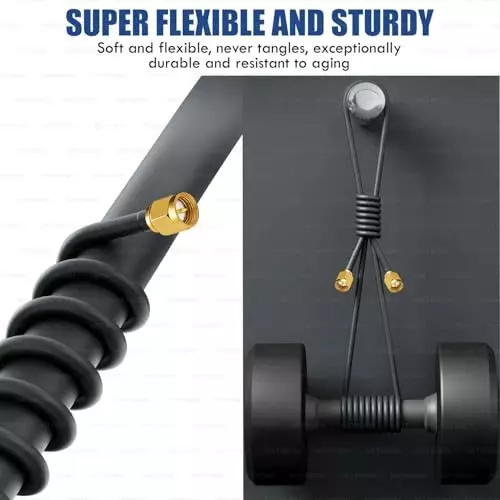 netboon-rg58-low-loss-coaxial-cable-with-sma-male-to-sma-male-connector-10-m-black-50-ohm-for-antennas-test-equipment-communication-systems