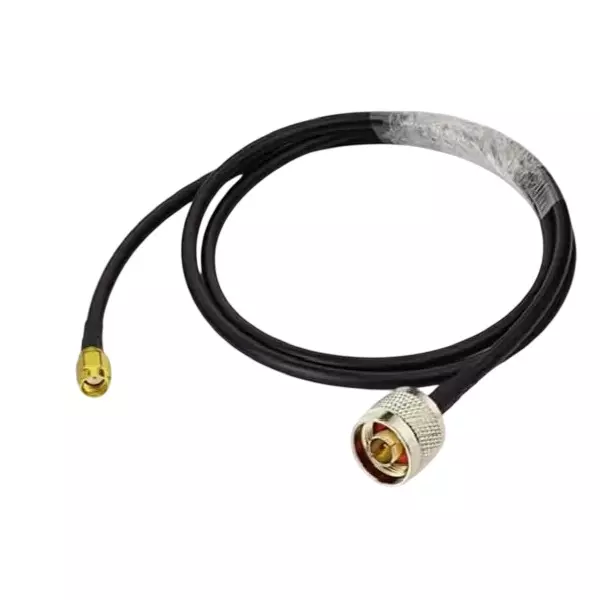 GENERIC Coaxial Jumper Extension RF Antenna Cable RG-58 N-Male to RP-SMA Male 30.48 cm (1 ft) Length, CA0417
