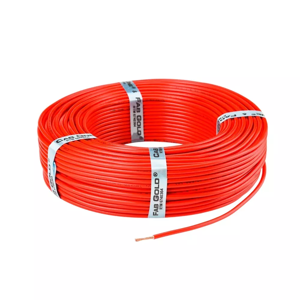 FABGOLD FR Multistrand Cable 2.5 mm² CCA Copper for Electric Current Flow, (90 m)