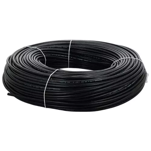 Venco 1 Sq. mm 1 Core Flame Retardant (FR) House Wire Black (90 m)