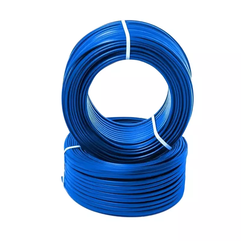 Tickson Flame Retardant House Wire 2.5 sq mm 1 Core Blue (Roll of 90 m)