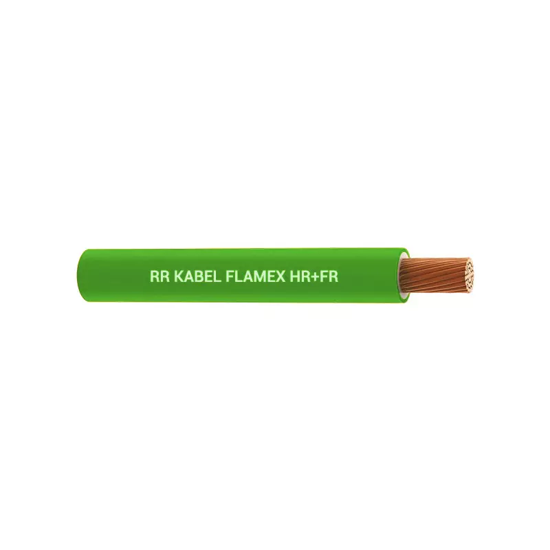 RR Kabel Flamex Industrial Cables 90 m Length HR+FR PVC Insulation 0.75 Sq. mm Annealed Copper Conductor Green