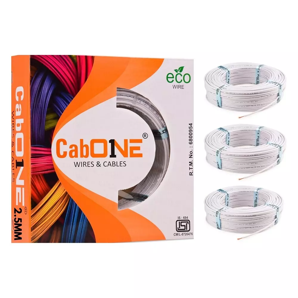 cabone-electrical-wire-white-fr-pvc-insulation-cca-copper-1-core-25-sq-mm-90-m-length-pack-of-3