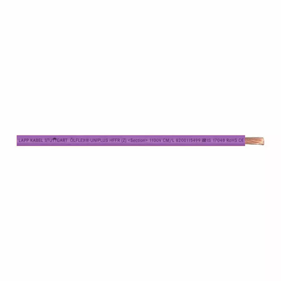 Lapp ÖLFLEX UNIPLUS HFFR Z Halogen Free Retardant Cable 240 sq.mm 1 Core Color Violet 1100 V 500 m, 3822007182