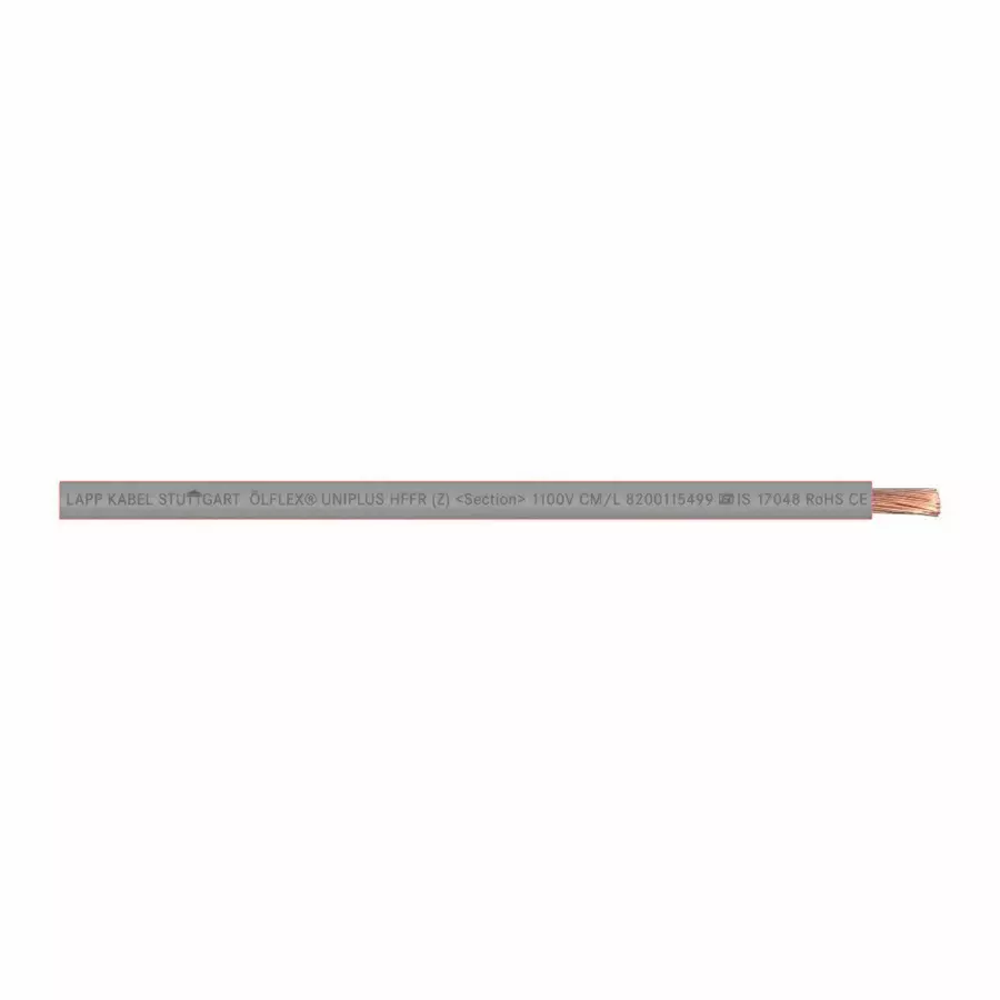 Lapp ÖLFLEX UNIPLUS HFFR Z Halogen Free Flame Retardant Cable 16 sq.mm 1 Core Color Grey 1100 V 100 m, 3822006091