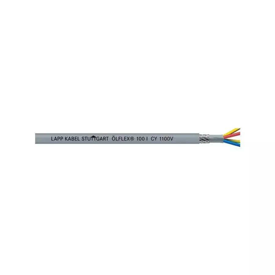 Lapp Ölflex 100 I CY Flame Retardant PVC Flexible Control Cable 4 sq.mm 4 Core Color Grey 100 m, 380450405