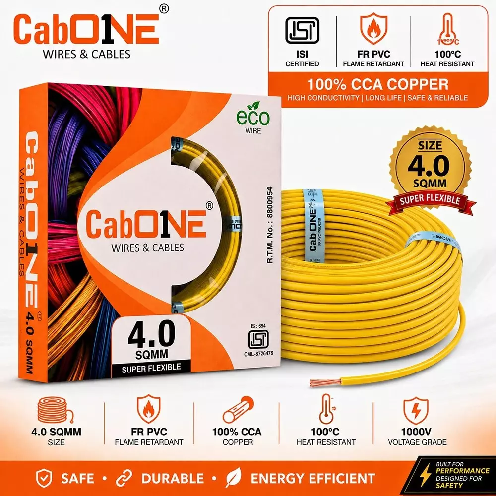 cabone-electrical-wire-yellow-fr-pvc-insulation-cca-copper-1-core-4-sq-mm-90-m-length