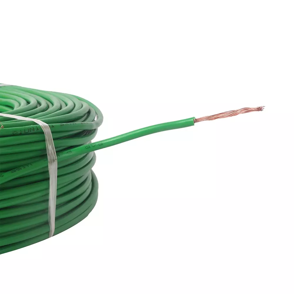 FABGOLD FR Multistrand Cable 0.75 mm² CCA Copper Green for Electric Current Flow, (90 m)