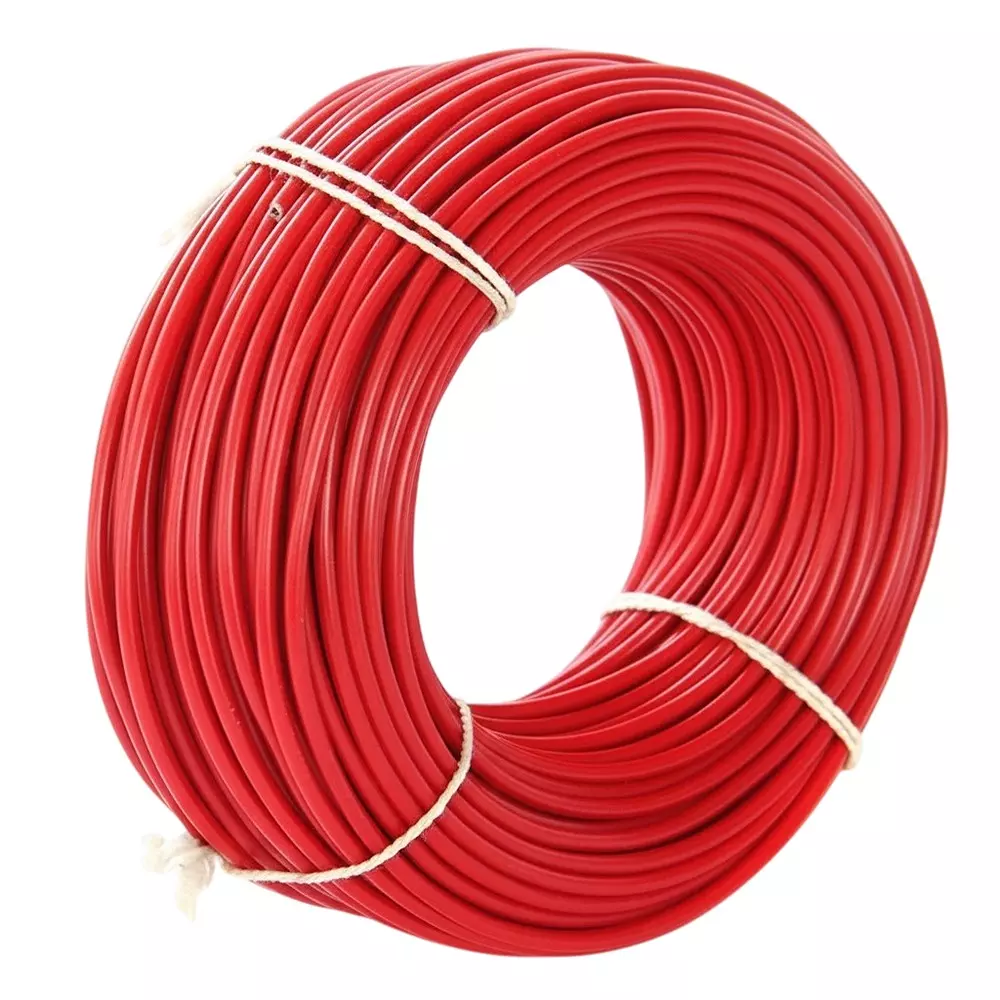Tickson Flame Retardant House Wire 1.5 sq mm 1 Core Red (Roll of 90 m)