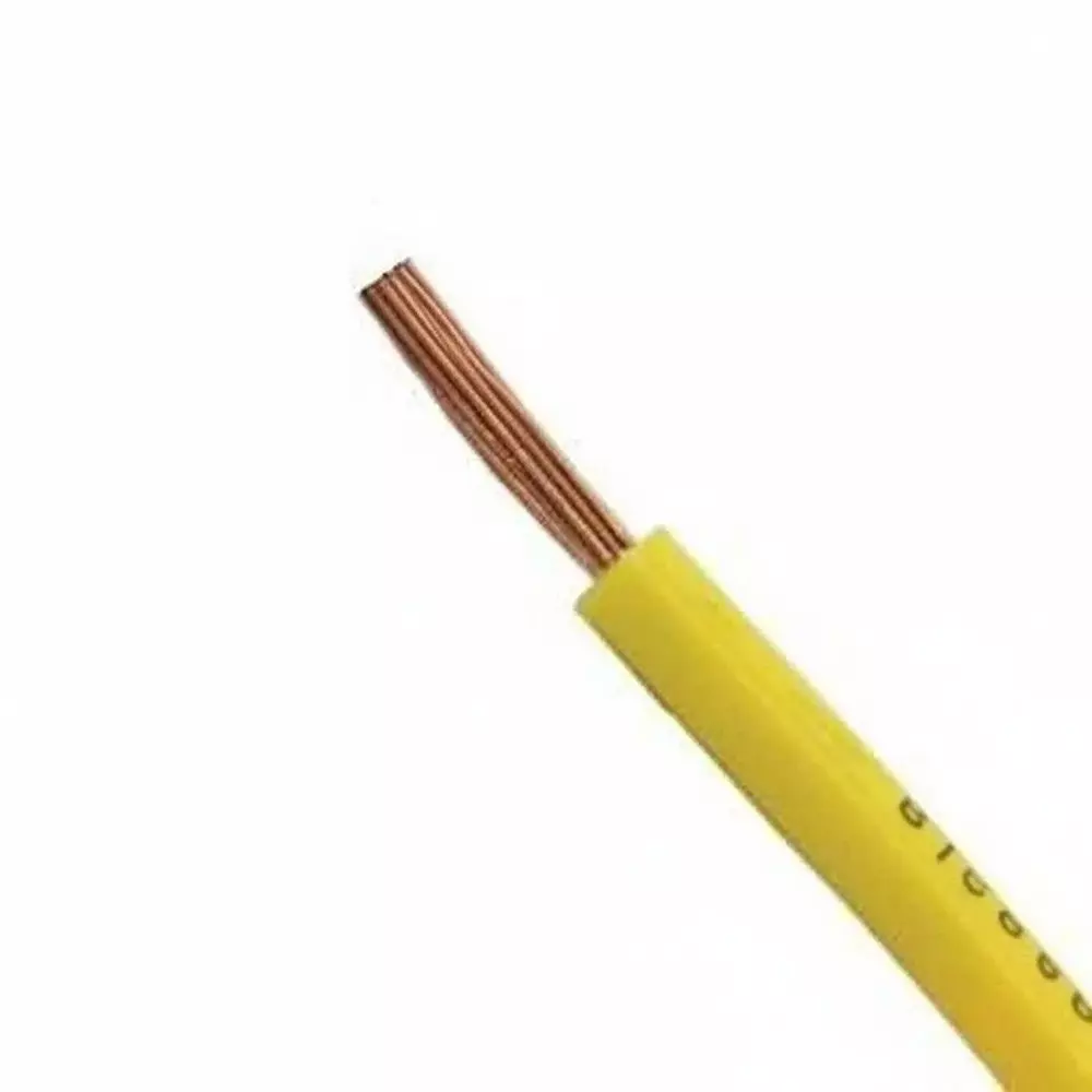 Tickson Flame Retardant House Wire 1.5 sq mm 1 Core Yellow (Roll of 90 m)