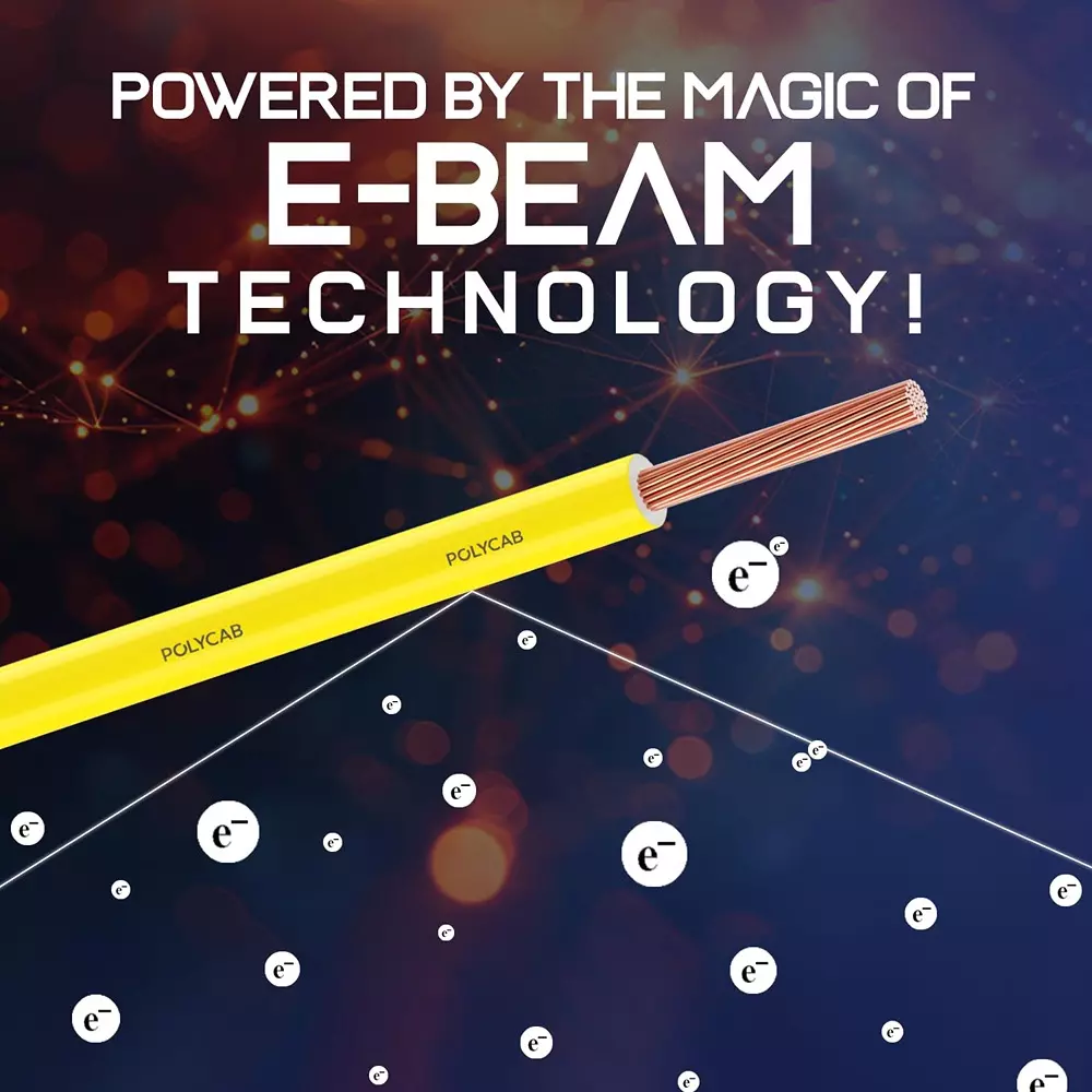 Polycab Suprema Flame Retardant (FR) House Cable 90 m Length 2.5 Sq. mm Copper Conductor 1 Core PVC Insulated Yellow