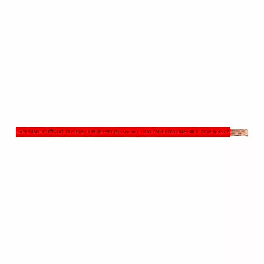 Lapp ÖLFLEX UNIPLUS HFFR Z Halogen Free Retardant Cable 240 sq.mm 1 Core Color Red 1100 V 500 m, 3822004182