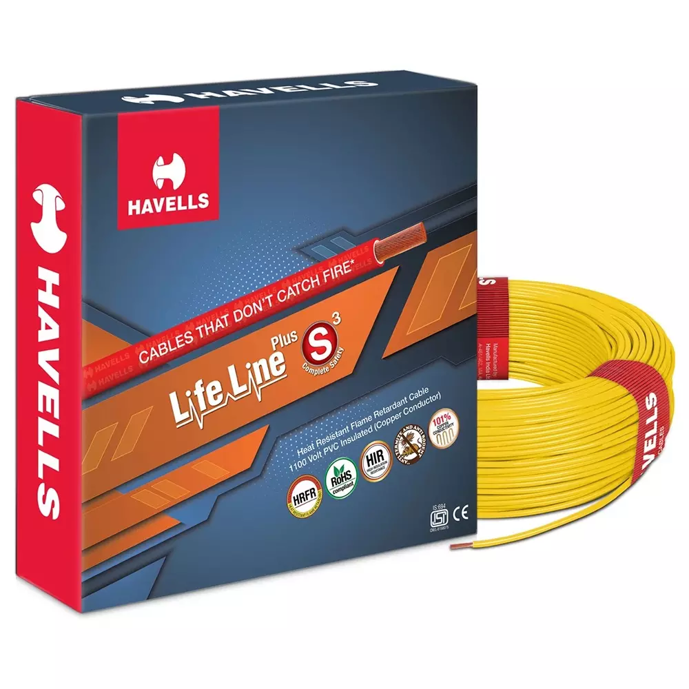 havells-life-line-plus-s3-hrfr-pvc-insulated-industrial-cable-single-core-16-sq-mm-nominal-area-yellow-color-whffcdya1016-roll-of-90-m
