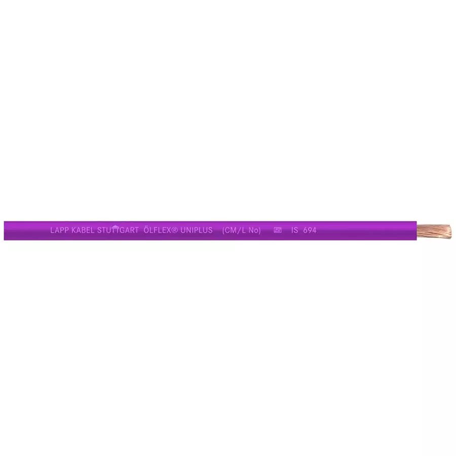 Lapp Ölflex Uniplus Flame Retardant PVC Flexible Cable 35 sq.mm 1 Core Color Violet 3 kV 500 m, 4521072U500