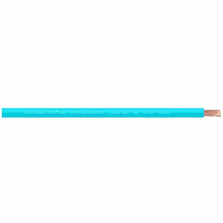 Lapp Ölflex Uniplus Flame Retardant PVC Flexible Cable 1.5 sq.mm 1 Core Color Ultramarine Blue 3 kV 300 m, 4520161U300